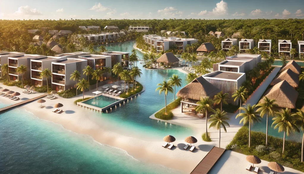 Inversión inteligente en Punta Cana: resort tropical de lujo con playas artificiales y laguna en CHUKUM Lagoon